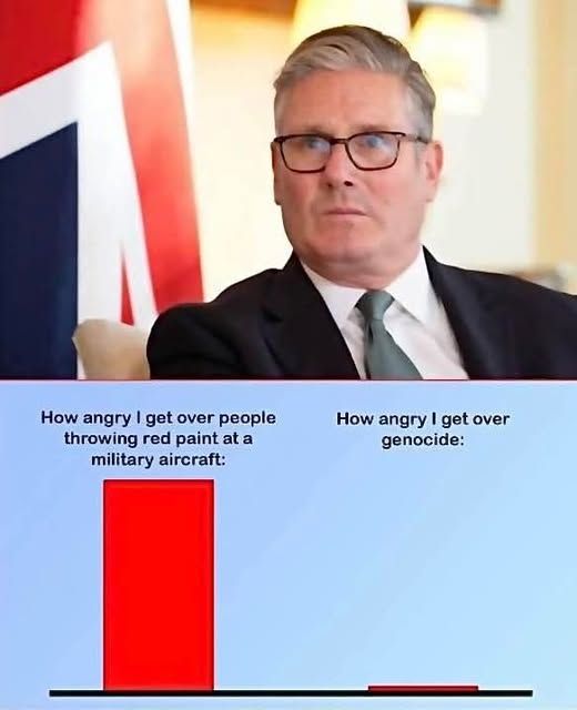 RogWard's tweet photo. This is why Starmer and the other incumbent genocide enablers are Not My Labour party.
#NotMyLabour #SocialistSunday #StopArmingIsrael #StopGazaGenocide https://t.co/0Fyx0kLoYu