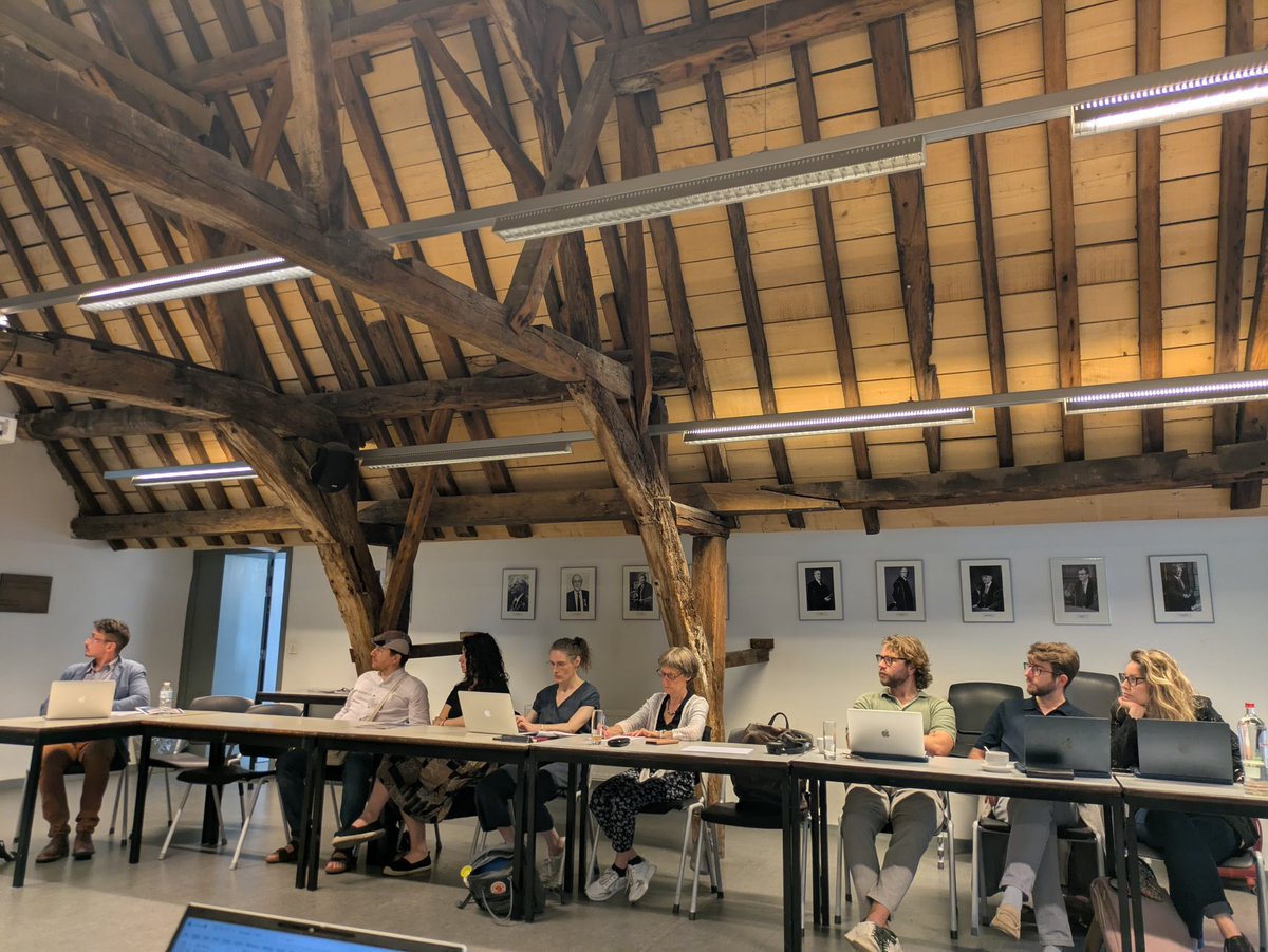 EScieri's tweet image. It was a real pleasure to co-organise a workshop on the size of biblical manuscripts with my friend and colleague Anna Persig at KU Leuven.
On a day marked by troubling news from around the world, this gathering reminds that culture and dialogue remain essential pathways to peace