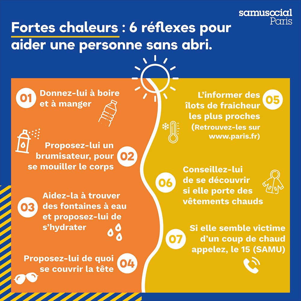 noname_kora's tweet photo. Prenez soin de vous.
N'hésitez pas à venir en aide aux personnes sans-abris.

C'est très dur pour eux, ils subissent la chaleur du bitume, et tous les autres dangers. 

Si vous pouvez leur offrir à manger, à boire, un contact, une conversation, faites-le.

Qu'Allah vous préserve. https://t.co/SW02NqEjcT