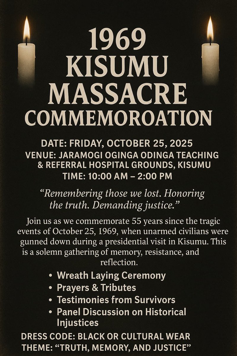 RobertAlai's tweet photo. We will be remembering the Kisumu massacre of 1969 annually. https://t.co/To6COYAEgq