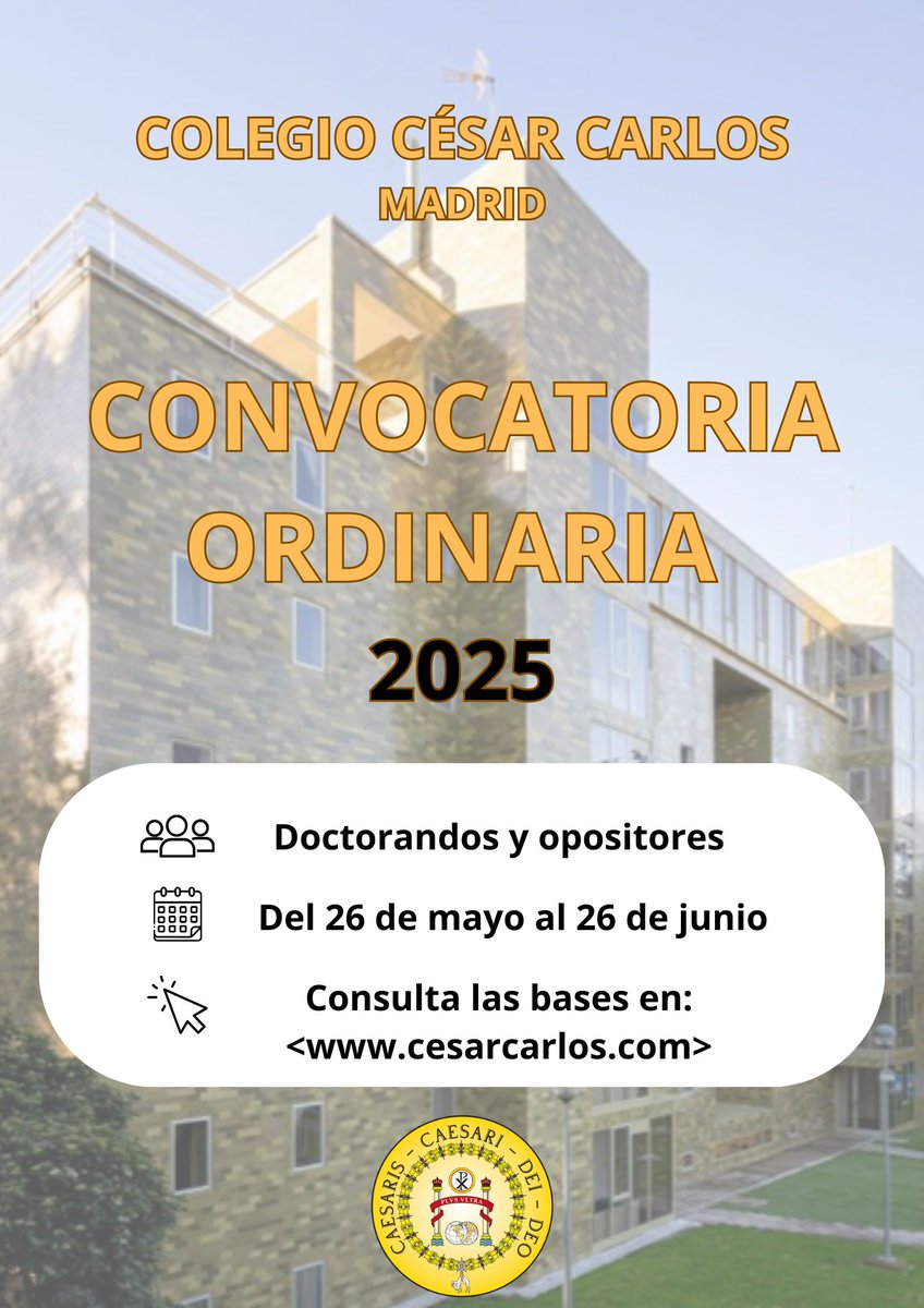 Gracias a nuestra naturaleza semipública, el «César» ofrece, desde 1945, residencia a opositores y doctorandos con unas condiciones económicas inmejorables.  

Contribuimos a la excelencia y la igualdad de oportunidades en el acceso a los altos cuerpos del Estado y la Academia.