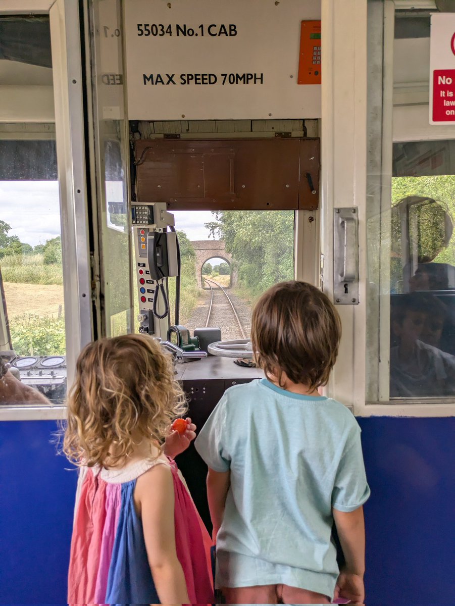 Kids and grown ups love getting a driver's eye view on our DMU!