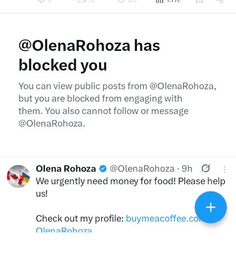 ❗❗❗🚨🚨🚨🚨🚨❗❗❗

Guys , this is really important. I personally have 603 mutuals following the worst scammer on the app, taking money away from Ukrainian causes.

Please, PLEASE check and block if you are.

Thanks
