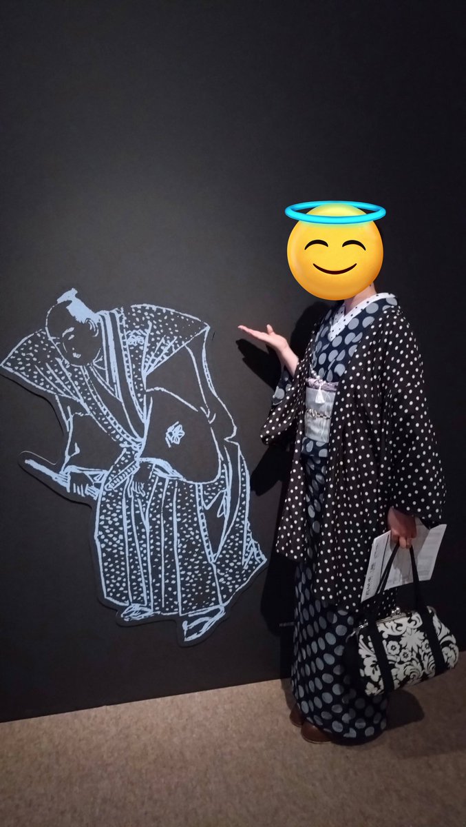 sei_kimono's tweet photo. 蔦重展行ったとき
水玉づくしなんですが、そういうのが江戸っぽいんじゃないかなというイメージで　べらぼう次郎兵衛兄さんがやりそうな https://t.co/iZaT1FI1z4