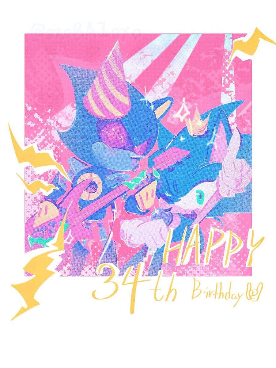 ⚙️恭喜又活一年，复制体🎉🎉🎸

#２０２５誕生祭ソニメタ１２ｈ
#metonic