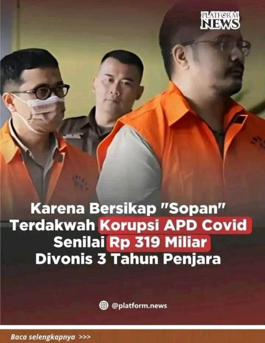 Sopan sih sopan tapi gak 3 tahun juga lah kellap

Banding ini <a href="/prabowo/">Prabowo Subianto</a> <a href="/KejaksaanRI/">Kejaksaan RI</a>