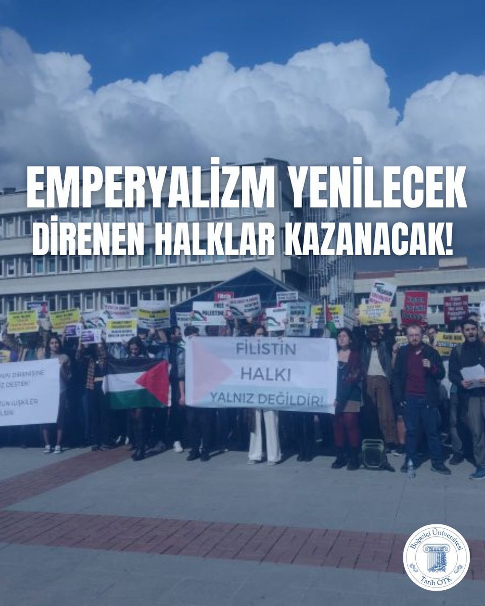 bounhist's tweet image. Boğaziçi Üniversitesi Tarih Öğrencileri olarak Orta Doğu’daki son gelişmelere dair açıklamamızdır.