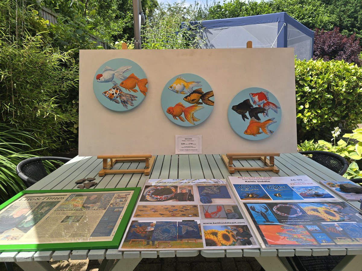 JlpRoger's tweet image. Only a few hours left to visit @keithsiddleart open studio in #langtongreen. Two reasons to visit and buy. 1. They look superb close up. 2. we are taking him away later this year and he'll need the cash 😁👍🏻#tunbridgewells
