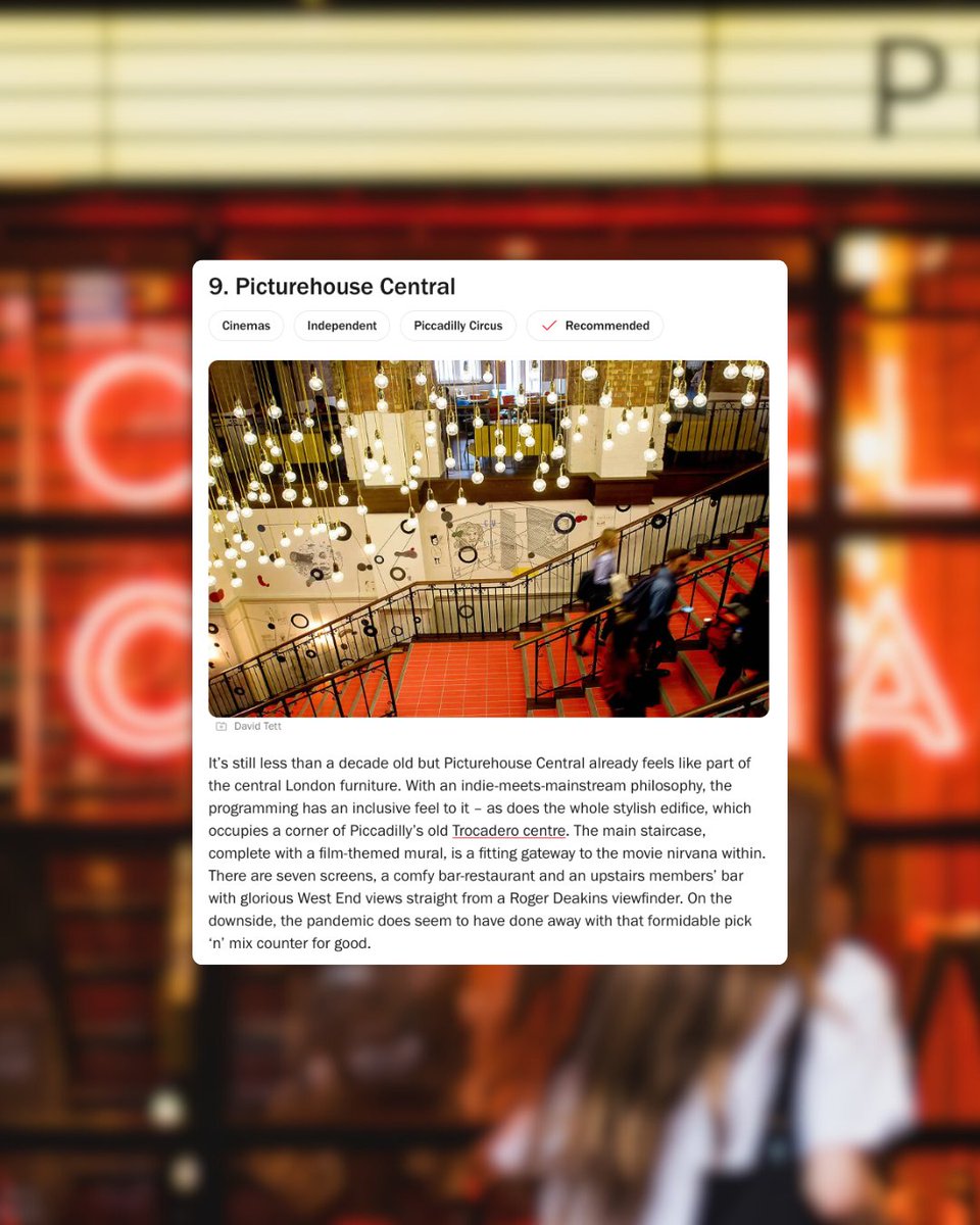 Picturehouse Central (@centralpictureh) on Twitter photo A little birdie told us we'd been named London's ninth favourite cinema, as voted for by the good people of <a href="/TimeOutLondon/">Time Out London</a>! We love you right back 🥲
(and psst, the pick 'n' mix counter is very much alive and kicking for any concerned readers!) A little birdie told us we'd been named London's ninth favourite cinema, as voted for by the good people of <a href="/TimeOutLondon/">Time Out London</a>! We love you right back 🥲
(and psst, the pick 'n' mix counter is very much alive and kicking for any concerned readers!)