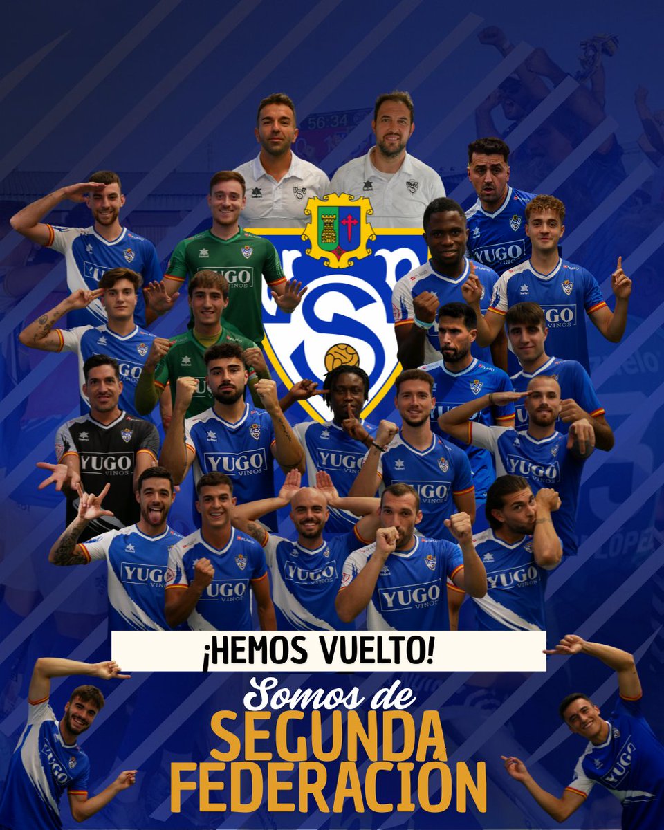 ⚽ ¡Lo hemos vuelto a hacer!

🔵⚪ ¡Podemos volver a gritarlo con fuerza!

👏 𝙎𝙊𝙈𝙊𝙎 𝘿𝙀 𝙎𝙀𝙂𝙐𝙉𝘿𝘼 𝙁𝙀𝘿𝙀𝙍𝘼𝘾𝙄Ó𝙉 💥

¡Ser de la UNIÓN es lo MÁS GRANDE! 

#VamosUnión 💙