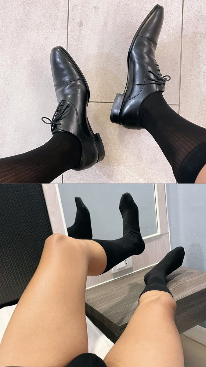 solelo_m's tweet photo. แบบบาง หรือ แบบหนา ดี? 👞👞🧦😈 https://t.co/vrLFc9kKZt