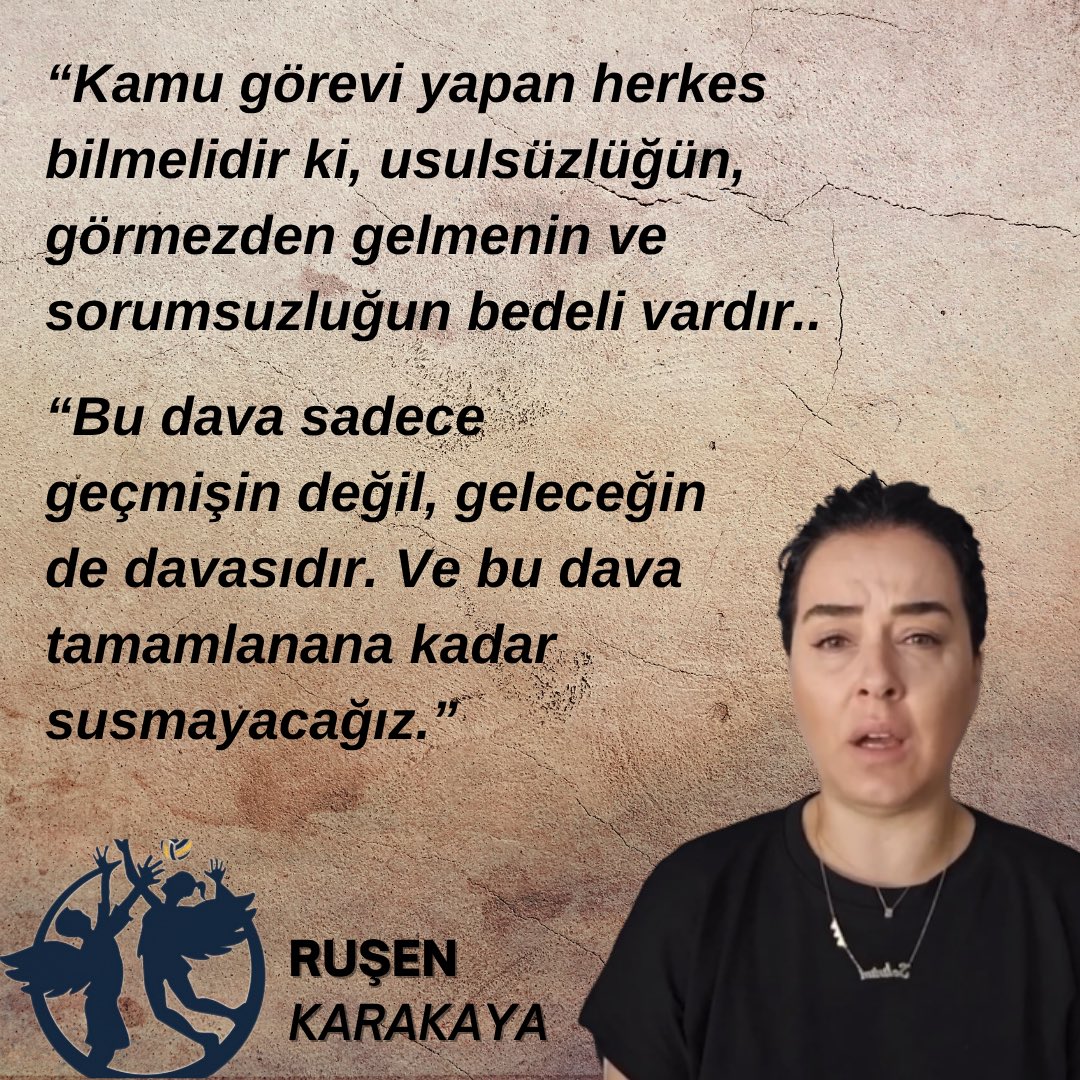 Ruşen KARAKAYA ;

“Bu dava sadece geçmişin değil, geleceğin de davasıdır. Ve bu dava tamamlanana kadar susmayacağız.”

#isiasolasıkast 
#isiasortakdavamız