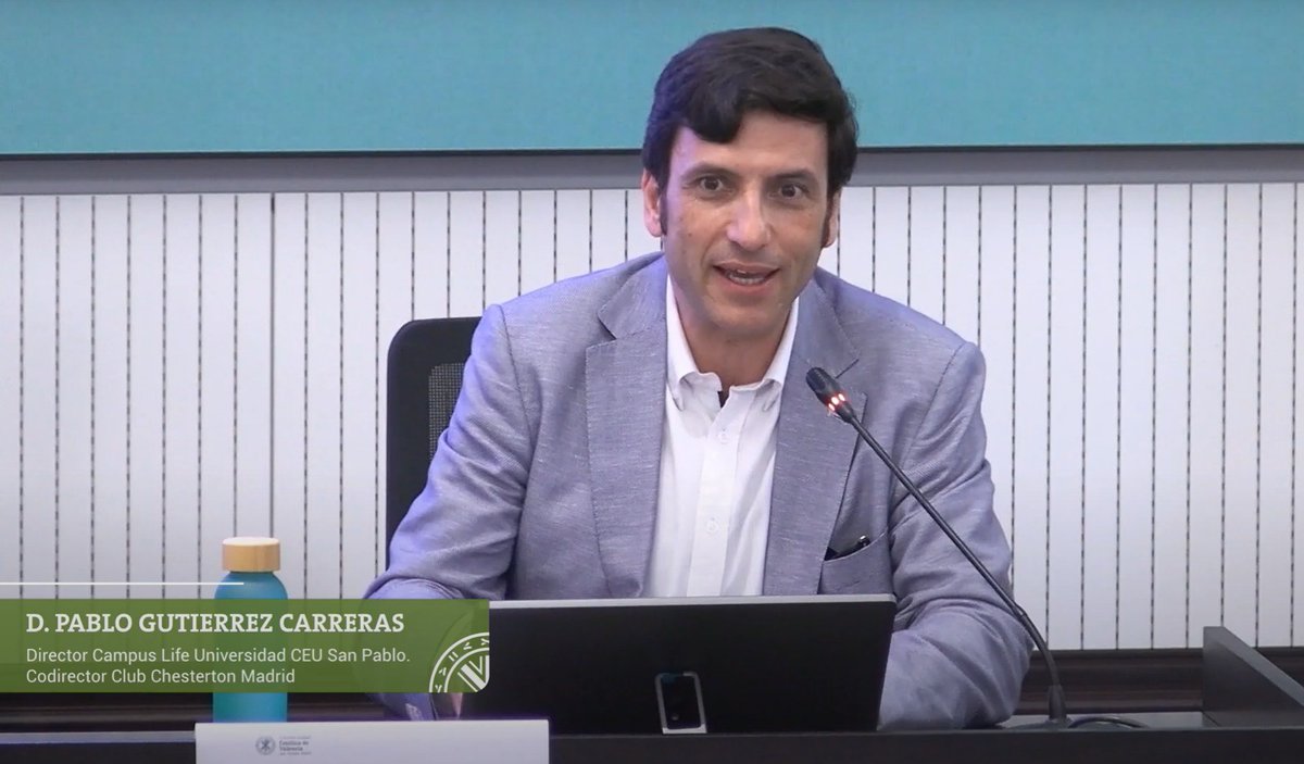 José Manuel Pagán (@josempaganag) on Twitter photo Gracias <a href="/PabloGutCar/">Pablo Gutiérrez Carreras</a> por acercarnos a la concepción de mundo y de la realidad de Chesterton y de Benedicto XVI, por hacer banquete y crear comunidad en la <a href="/UCV_svm/">Universidad Católica de Valencia</a> youtu.be/HkrrSkzyZAM?si… Gracias <a href="/PabloGutCar/">Pablo Gutiérrez Carreras</a> por acercarnos a la concepción de mundo y de la realidad de Chesterton y de Benedicto XVI, por hacer banquete y crear comunidad en la <a href="/UCV_svm/">Universidad Católica de Valencia</a> youtu.be/HkrrSkzyZAM?si…