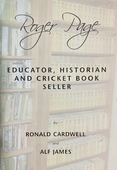 Martin Chandler (@fredfertang) on Twitter photo With another birthday fast approaching this memoir of Australia's longest established cricket book dealer will appeal to all who have had dealings with him <a href="/CricketWebNet/">CricketWeb</a> cricketweb.net/books/roger-pa… With another birthday fast approaching this memoir of Australia's longest established cricket book dealer will appeal to all who have had dealings with him <a href="/CricketWebNet/">CricketWeb</a> cricketweb.net/books/roger-pa…