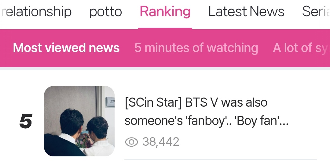 Taehyung is seriously so loved. This is an article about this instagram post with 38k views