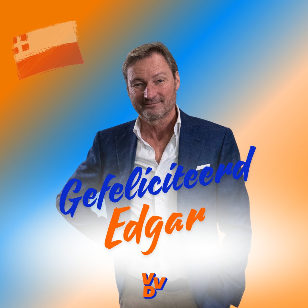 VVD-Statenlid Edgar Peer is vandaag jarig! 🥳