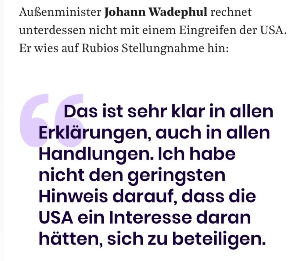 Mittlerweile deutsche Tradition. Bei der Auswahl des Außenministers komplett daneben liegen.