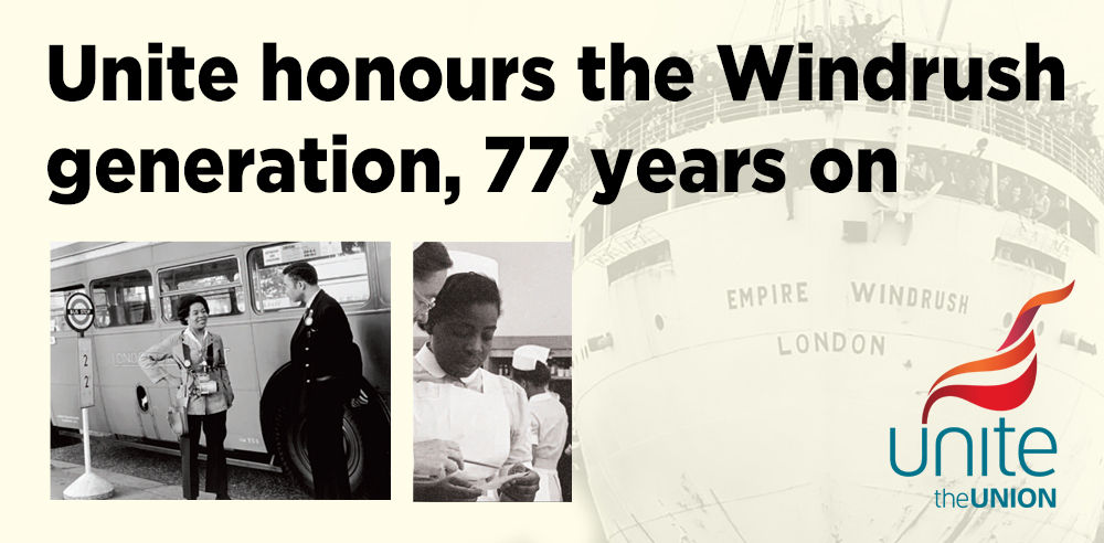 UniteEqualities's tweet image. Unite is proud to celebrate the Windrush generation on #windrushday2025 We celebrate the dreams and success of those brave young people who persevered despite the racism they faced. We will continue to campaign for justice for those affected by the Windrush scandal.