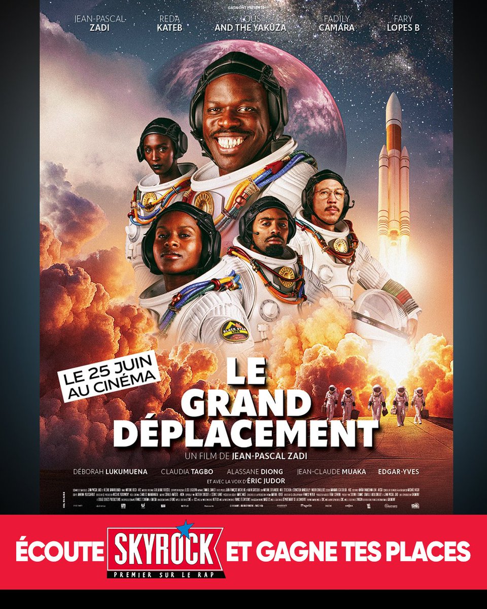 🎬 Journée Spéciale #Ciné sur #Skyrock..!

Écoute &amp; #Gagne tes places pour le #FilmSkyrock #LeGrandDéplacement
🎧 skyrock.fm/get-apps

En Salle le 25 Juin 🎬