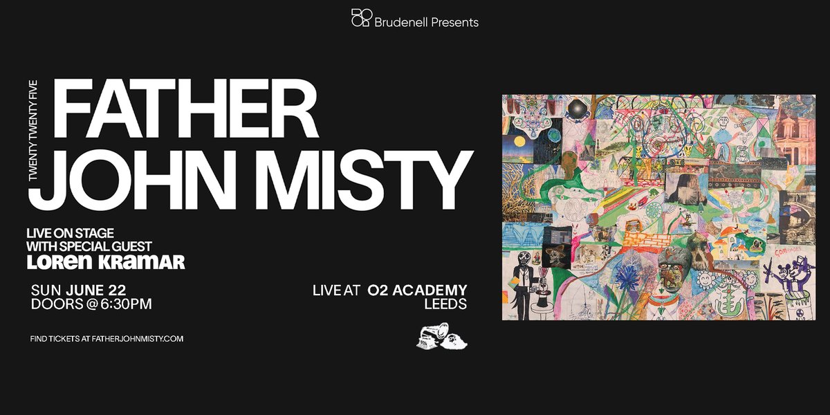 Brudenell Presents (@brudpresents) on Twitter photo TONIGHT'S THE NIGHT! ⚡️ <a href="/fatherjohnmisty/">Father John Misty</a> returns to Leeds for a huge show at <a href="/O2AcademyLeeds/">O2 Academy Leeds</a> with support from <a href="/lorenkramar/">Loren Kramar</a> 😍
There's a small handful of tickets left at the link below, grab yours now and we'll see you this evening. 🎉
➡️ tinyurl.com/FJM-Tix TONIGHT'S THE NIGHT! ⚡️ <a href="/fatherjohnmisty/">Father John Misty</a> returns to Leeds for a huge show at <a href="/O2AcademyLeeds/">O2 Academy Leeds</a> with support from <a href="/lorenkramar/">Loren Kramar</a> 😍
There's a small handful of tickets left at the link below, grab yours now and we'll see you this evening. 🎉
➡️ tinyurl.com/FJM-Tix