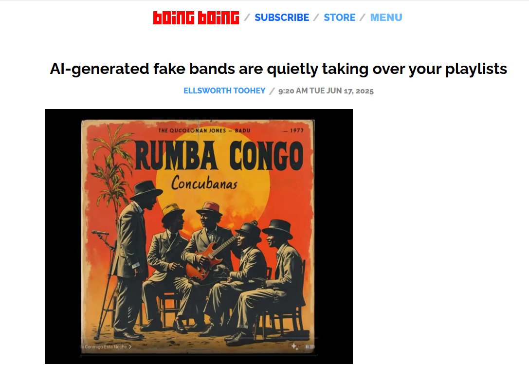 AI-generated fake bands are quietly taking over your playlists

It was only a matter of time before this happened: tools such as Udio and Suno already allow you to create tracks that are so good that it is very difficult to distinguish them from music by real artists. But that is