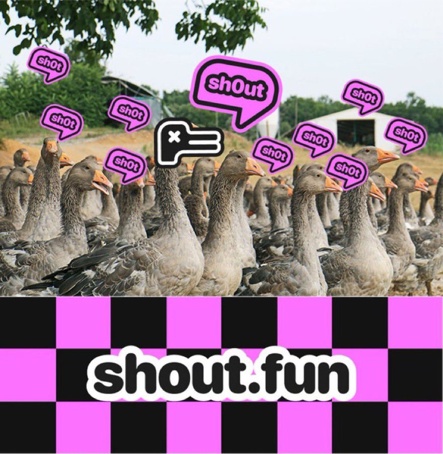 DDOT__pro's tweet photo. $SHOUT is changing the game! Create posts, get views, and earn tokens on @shoutdotfun. Small creators, this is YOUR time to shine with $FAN and $SCAT. Let’s go! 🗣️ #Crypto #SHOUT https://t.co/wGoGmeECIZ