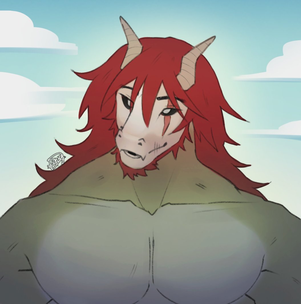 THANK YOU SO MUCH FOR MAKING ART OF MY OC I HOPE YOUR PILLOW IS COLD ON BOTH SIDES WHEN TOU SLEEP YOU GET A WELL DESERVED RESTTTT 😭😭😭 <a href="/DoggoJunky/">JunkyDoggo</a> 

(someone commission this man his art is absolutely astonoshing 🥲)