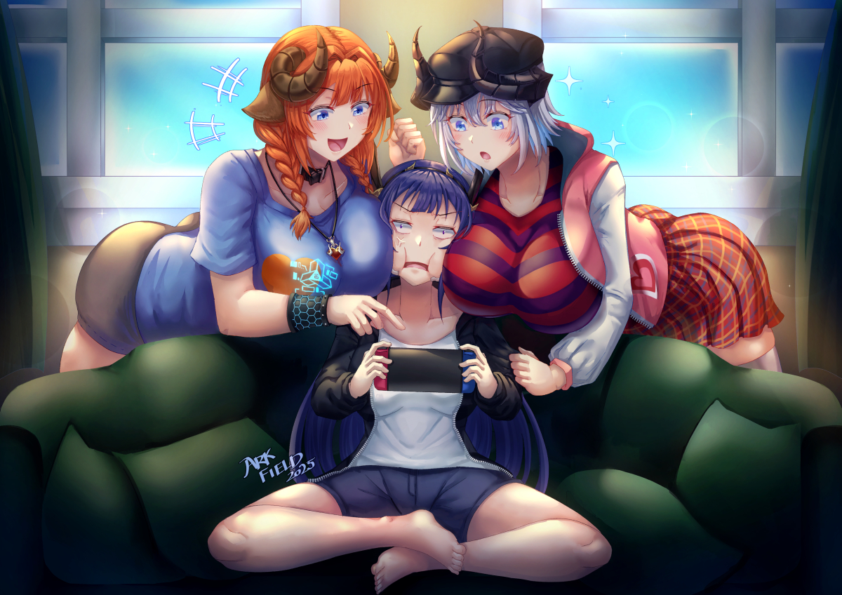 Gaming Time
#commissions 
#originalcharacters