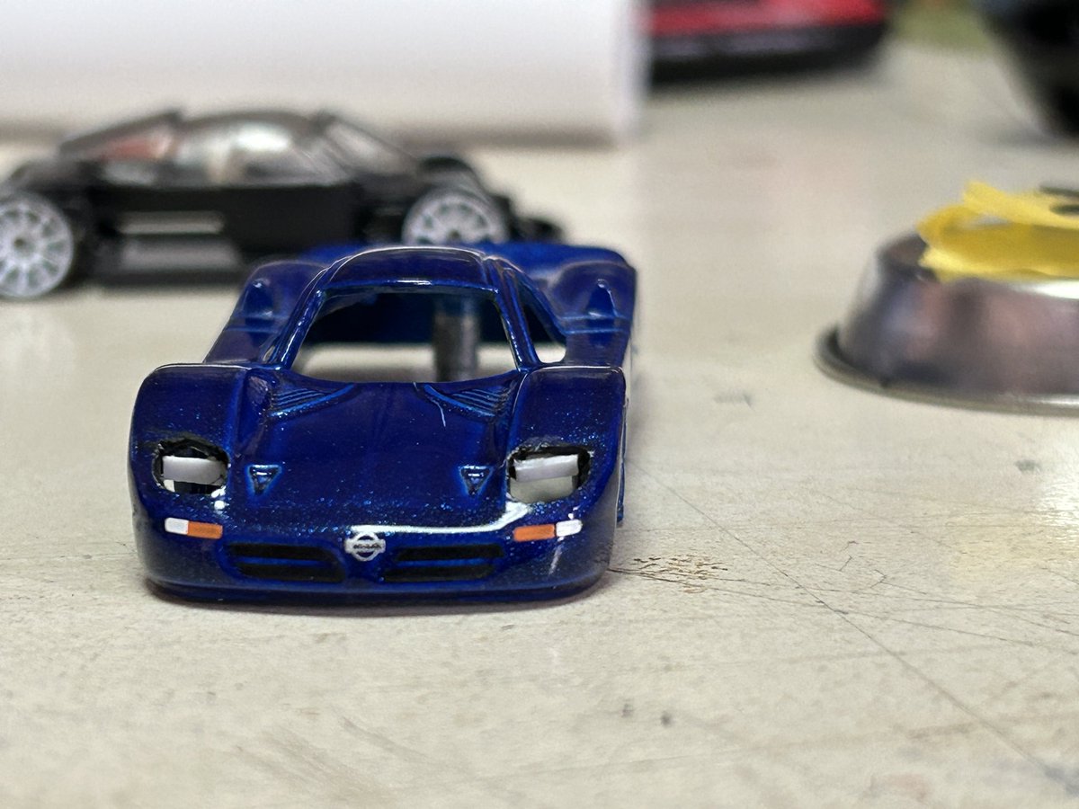 porschegmbh's tweet photo. #ホットウィール  #NISSAN  #R390 
ライトは確角目でしたよね？？•́ω•̀)? https://t.co/AOV2hfONOb