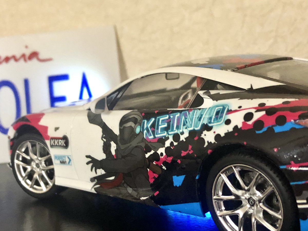 tanuki_halfsize's tweet photo. ケイン/オー 痛車プラモ
ヘッドライトとアンダーライトが光る仕様✌️

#いしづ絵画 https://t.co/js9TXl9ED8