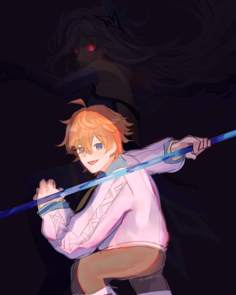 brace yourself, this is gonna hurt #Childe #Skirk #GenshinImpact