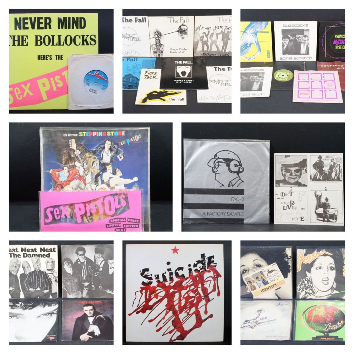 7" singles have always been my favourite format of Punk / New Wave. You can buy all these, this coming Thursday and Friday <a href="/WessexAuctions/">Wessex Auction Rooms</a>, day 2 is dedicated to Punk &amp; New Wave starting at lot 451.
Full catalogue to browse and bid available here: tinyurl.com/3wdff9px