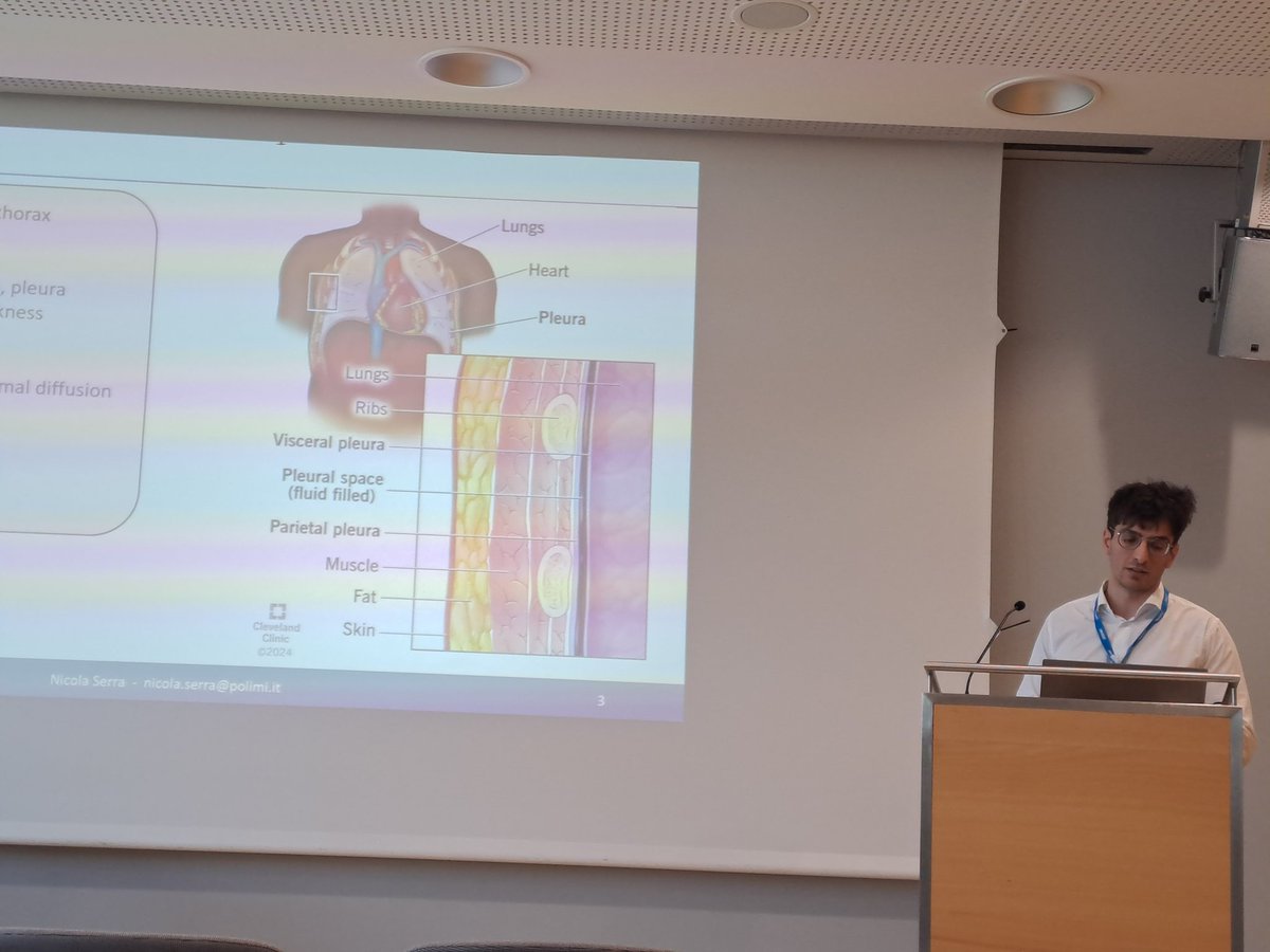 Great talk by Nicola Serra at #ecbo2025 about the possibility to study #lung with #diffuseoptics 

#spietweet