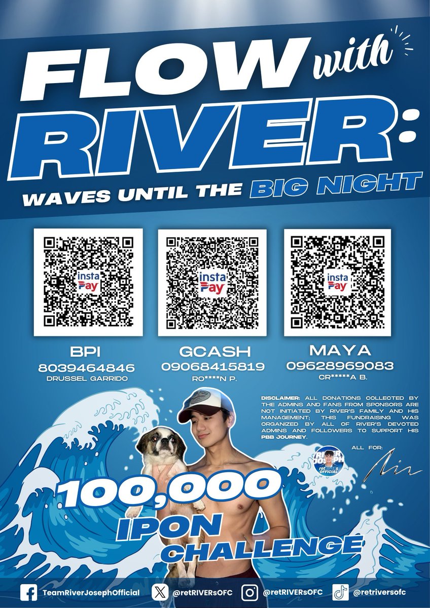 rivriviye's tweet photo. Calling all AzVer fam! Let’s move silently but powerfully.

Donate to any of these drives — any amount helps:
🌊 @retRIVERsOFC – ₱100k goal
☁️ @parakayriver – ₱6k goal
💜 @TeamAZOFC – 200:200
🧡 @TeamAzVerOFC – 110:110

RT. Support. Believe. 💜🧡 #TeamAzVer https://t.co/q4szhjKBEx