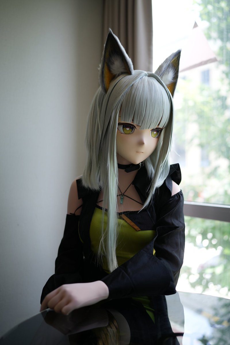 某路过的不知名猞猁

📷：<a href="/Hakuo_Kig_2/">白魚二号機</a>
🎭：<a href="/HeyaoFetish/">河妖フェチ/河妖屋(大阪)</a>
#kigurumi #Kaltsit