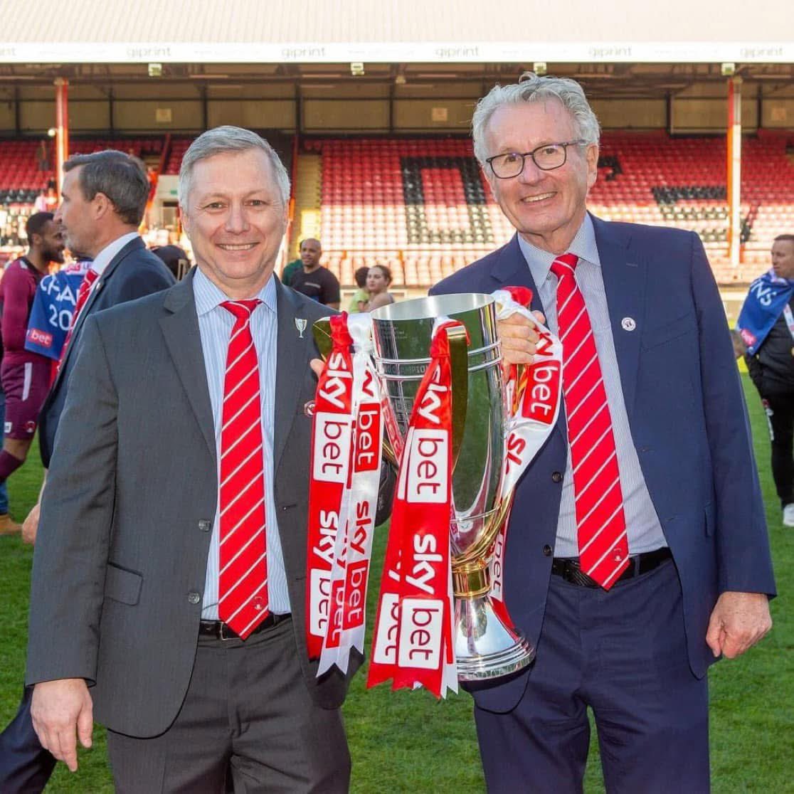 HAPPY ORIENT DAY...🎉

On 22nd June 2017 Nigel Travis &amp; Kent Teague saved Leyton Orient.❤️

It’s been an emotional 8 years with 2 promotions, tragedy, good times, bad times &amp; we can’t wait for the new season as #LOFC hopefully have a successful future ahead.👏

Thanks NT &amp; KT!❤️