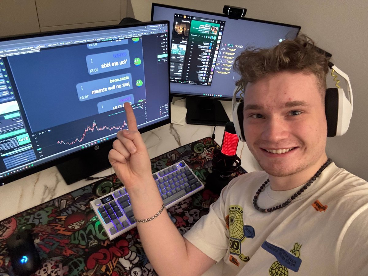 GM Family! 

This is DAY 3 of $1MIL challenge 

On DAY 2 we officially beat the world record held by <a href="/mrbeast/">MrBeast</a>

Today I will reveal one of the surprises I’ve prepared

Can’t say too much - will reveal more on stream 🤐

pump.fun/3h9qxTziiuyH8v…