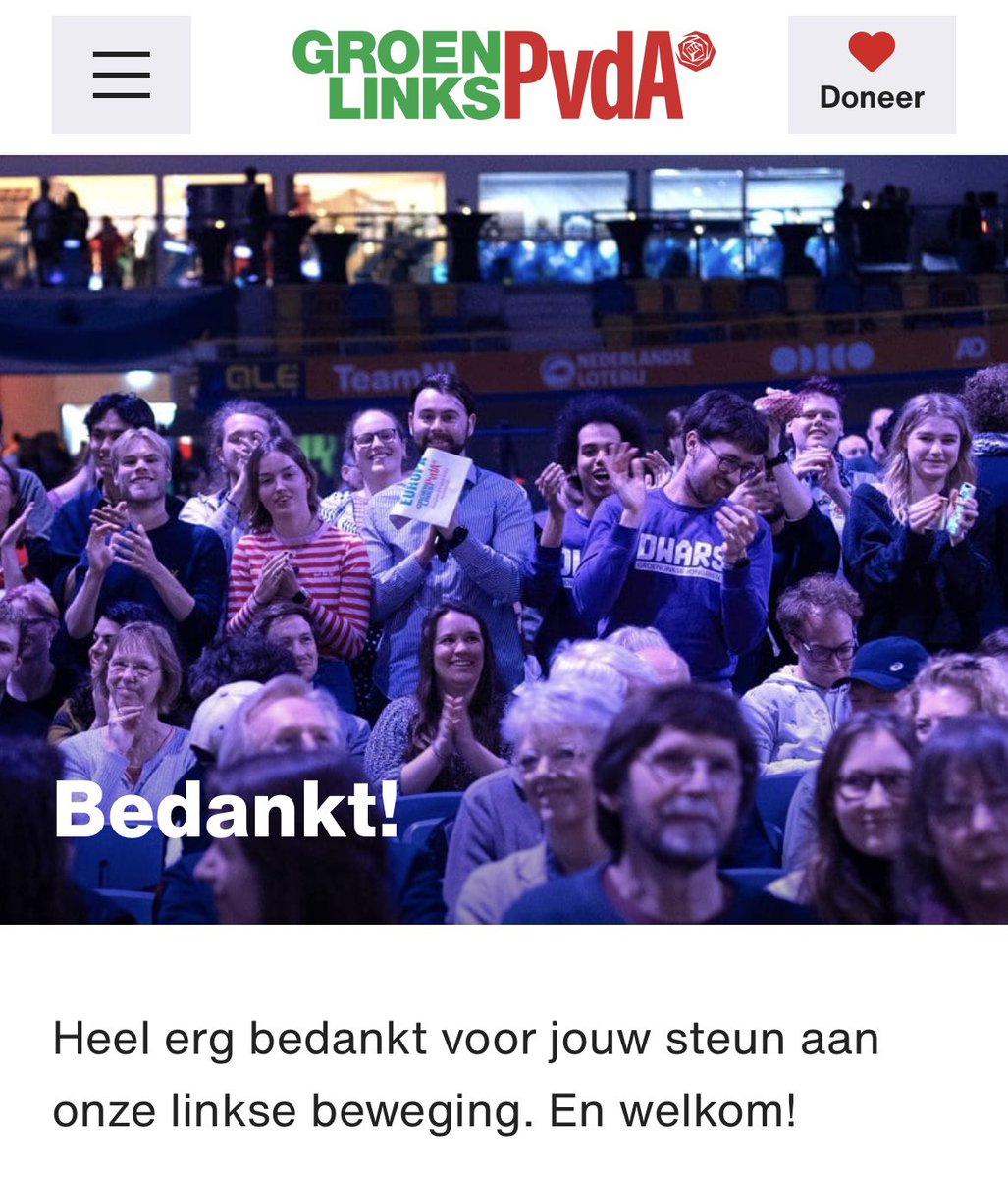 Hopsa, naast een lidmaatschap van de PVDD ook maar steun aan <a href="/groenlinks/">GroenLinks</a> geven. Druppel op een gloeiende plaat misschien maar juist nu vind ik het belangrijk om links te steunen.