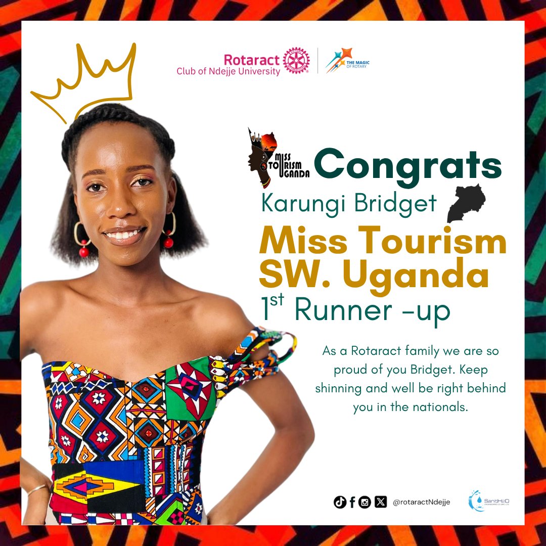 RotaractNdejje's tweet photo. Congratulations Bridget. We are so happy for you.😊💯 https://t.co/kghwfupeHa