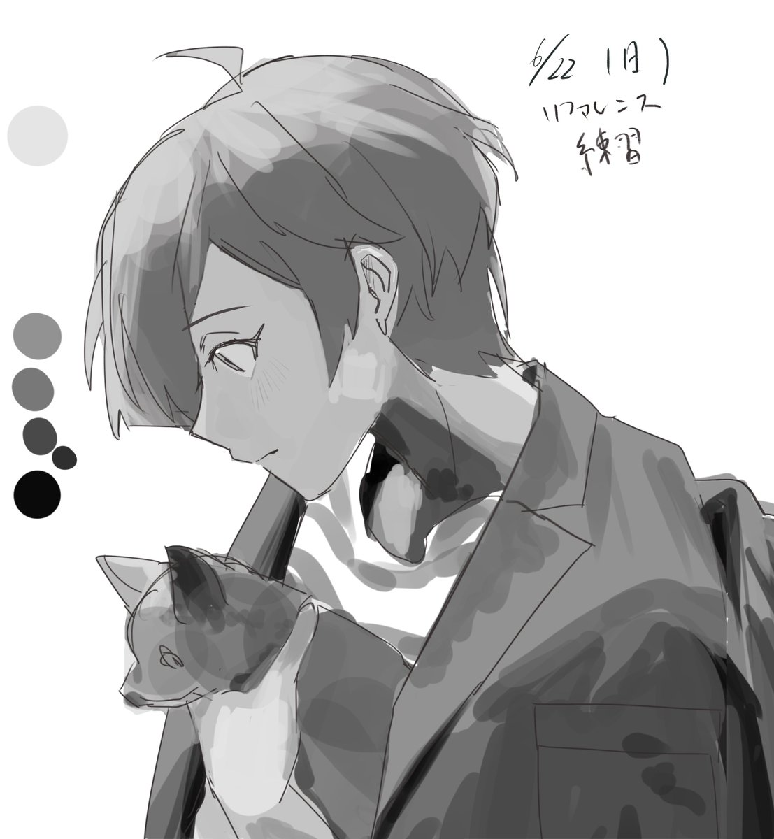 練習がてら久しぶりにいすみかいた！