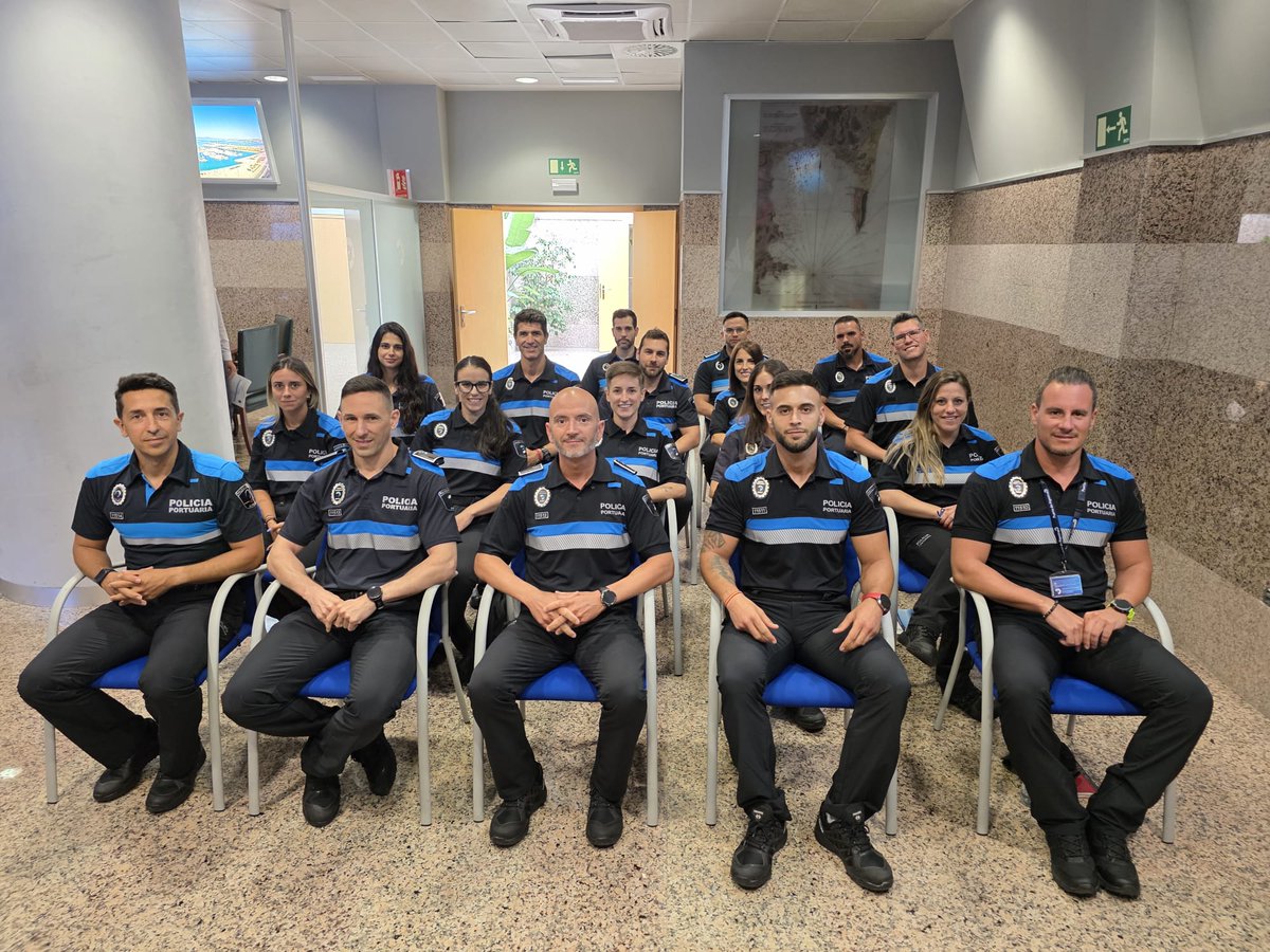 Clausura del Curso Formación para la Ocupación  de Policía Portuaria. 
Felicidades¡¡¡