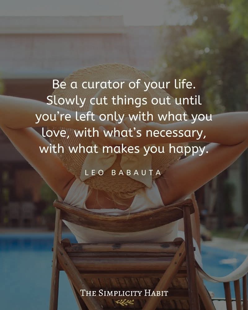 Be a curator of your life ✨️💛 #ThinkBIGSundayWithMarsha #wisewords