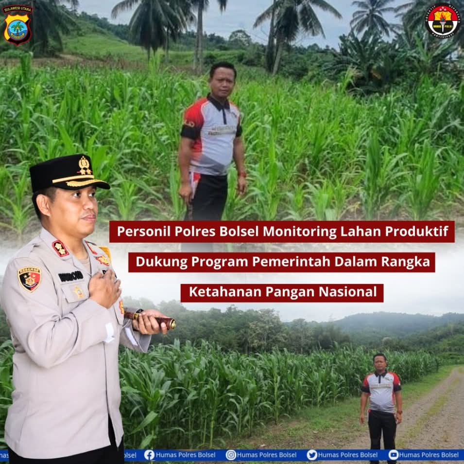 birosdm_sulut's tweet photo. Polda Sulut mendukung Swasemba dan Ketahanan Pangan Indonesia
Polri Siap Kawal dan Sukseskan Asta Cita Presiden Prabowo
#swasembadapangan 
#ketahananpangan 
#polisicintapetani
#poldasulut
#ketahananpanganpoldasulut
#swasembadapanganpoldasulut
#polri
#Polrimendukungketahananpangan https://t.co/4mhhv6Fdh8