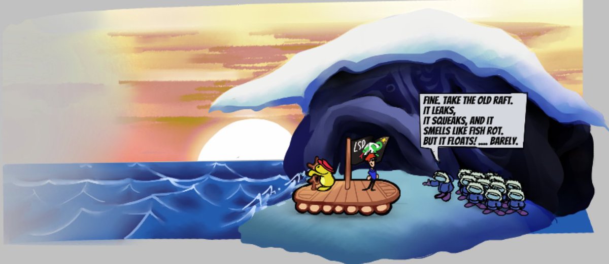 FakeHomsar's tweet image. Satrick and the Snuffles