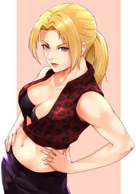 リク絵で鉄拳3のニーナさん描かせて頂きました #格ゲーキャラ描こうぜ