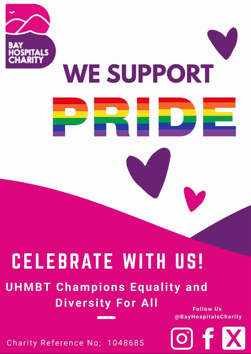 Bay Hospitals Charity (@bayhospitals) on Twitter photo Bay Hospitals Charity supports <a href="/lancasterpride/">Lancaster Pride uk</a> 🏳️🌈
We hope you will join @morecambebayhospitals staff <a href="/LGBT_UHMBT/">UHMBT LGBT Network</a> as they join together for a celebration day.
The parade starts at 11am.
We may have rain but we also have lots of rainbows 🌈 🏳️🌈 Bay Hospitals Charity supports <a href="/lancasterpride/">Lancaster Pride uk</a> 🏳️🌈
We hope you will join @morecambebayhospitals staff <a href="/LGBT_UHMBT/">UHMBT LGBT Network</a> as they join together for a celebration day.
The parade starts at 11am.
We may have rain but we also have lots of rainbows 🌈 🏳️🌈