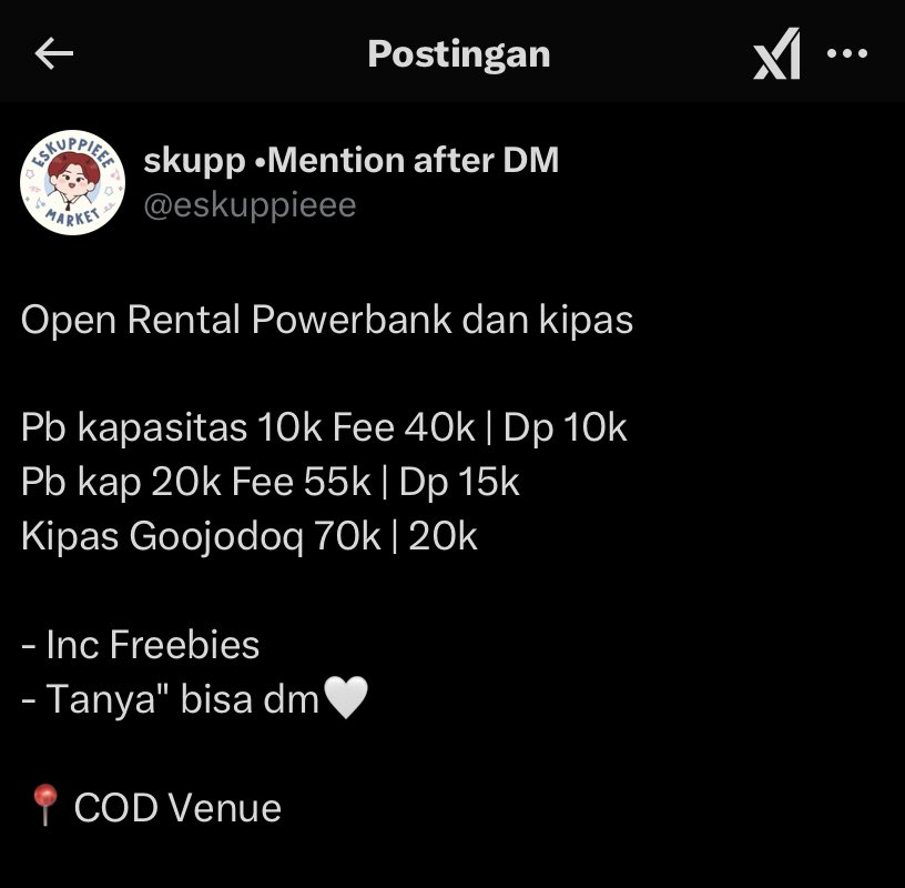 skupp •Fast Respon di WA | Chat DM jarang masuk tweet media