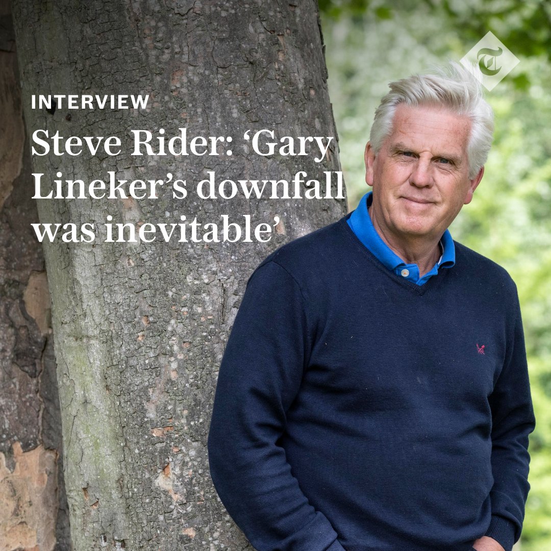 Telegraph Football (@telefootball) on Twitter photo 🗣️ 'Gary Lineker needed to be saved from himself'
Broadcasting legend Steve Rider is hanging up the mic for good as he discusses decline of BBC Sport, his views on Lineker, and struggle to report Senna’s death
Read his interview with <a href="/oliverbrown_tel/">Oliver Brown</a> ⬇️
telegraph.co.uk/football/2025/… 🗣️ 'Gary Lineker needed to be saved from himself'
Broadcasting legend Steve Rider is hanging up the mic for good as he discusses decline of BBC Sport, his views on Lineker, and struggle to report Senna’s death
Read his interview with <a href="/oliverbrown_tel/">Oliver Brown</a> ⬇️
telegraph.co.uk/football/2025/…