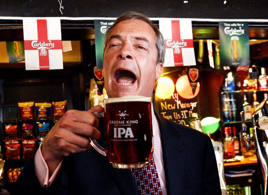 Parody Nigel Farage tweet media