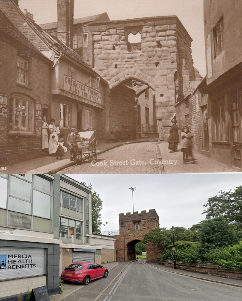 Around Coventry then and now, Sutton Stop,Hurst road,Primrose Hill st and Cook St gate